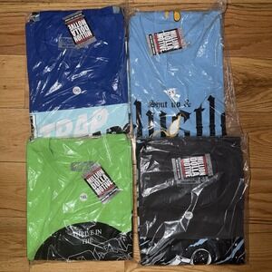 Million Dolla Motive Men's Graphic T-Shirt (Set Of 4) Size 3XL NWT Never Opened